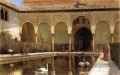 Ein Gericht in der Alhambra in der Zeit der Mauren Persisch Ägypter indisch Edwin Lord Weeks